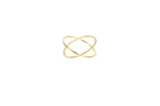 Criss-Cross Twist/Smooth Ring